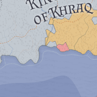 Extrait d’une carte produite par Azgaar’s Fantasy Map Generator