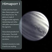 Exemple de planète créée avec Planet Generator