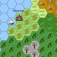 Extrait de carte à hexagone Worldographer