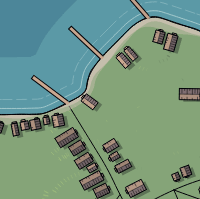 Extrait d’un village créé avec le Village Generator